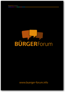 Cover BürgerForum - Handbuch