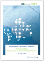Cover BTI 2022 | Regionalbericht Lateinamerika und Karibik