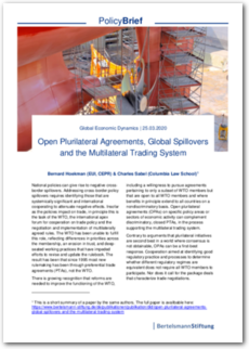 Cover Open Plurilateral Agreements, Global Spillovers and the Multilateral Trading System