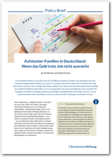 Cover Aufstocker-Familien in Deutschland: Wenn das Geld trotz Job nicht ausreicht