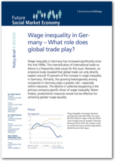 Cover Policy Brief #2015/03: Wage inequality in Germany – What role does global trade play?