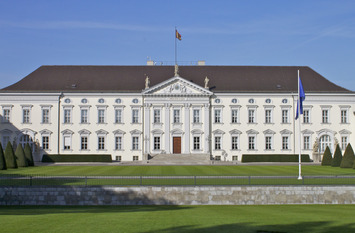 Schloss Bellevue in Berlin, der Amtssitz des Bundespräsidenten