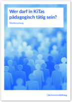 Cover Tabellenanhang: Wer darf in KiTas pädagogisch tätig sein?