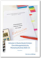 Cover Inklusion in Deutschlands Schulen:  Eine bildungsstatistische  Momentaufnahme 2020/21