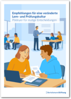Cover Empfehlungen für eine veränderte  Lern- und Prüfungskultur