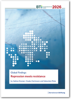 Cover BTI 2026 Global Trends | Repression meets resistance