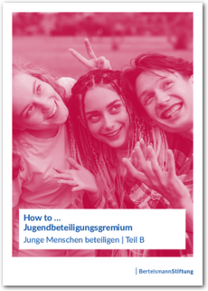 Cover Junge Menschen beteiligen - Teil B -       How to ... Jugendbeteilungsgremium