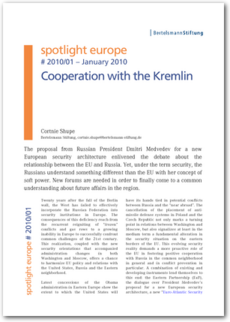 Cover spotlight europe 01/2010: Cooperation with the Kremlin