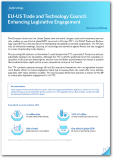 Cover EU-US Trade and Technology Council: Enhancing Legislative Engagement