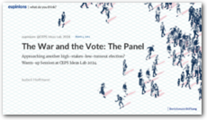 Cover The War and the Vote: The Panel
