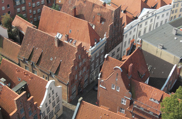 Die Dächer der Stadt Lübeck