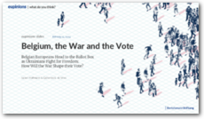 Cover Belgium, the War and the Vote