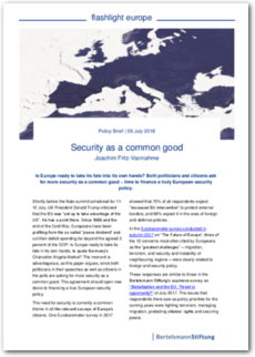 Cover flashlight europe 07/2018: Security as common good