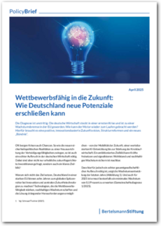 Cover Wettbewerbsfähig in die Zukunft: Wie Deutschland neue Potenziale erschließen kann
