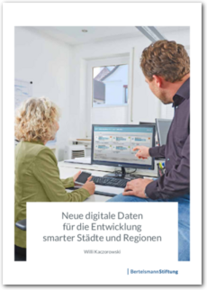 Cover Neue digitale Daten für die Entwicklung smarter Städte und Regionen