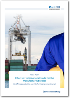 Cover Effects of international trade for the manufacturing sector