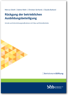 Cover Rückgang der betrieblichen Ausbildungsbeteiligung