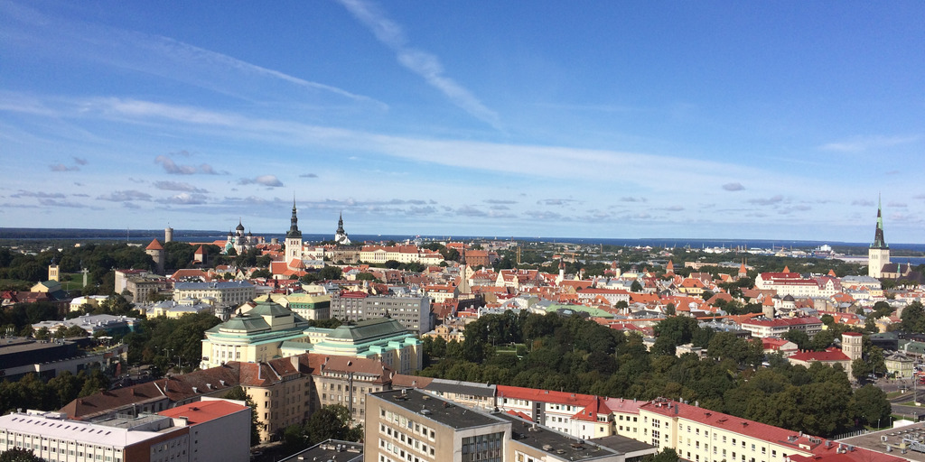 Panorama von Estlands Hauptstadt Tallinn