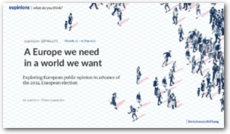 Cover A Europe we need in a world we want
