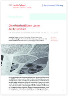 Cover Die wirtschaftlichen Lasten der Krise teilen