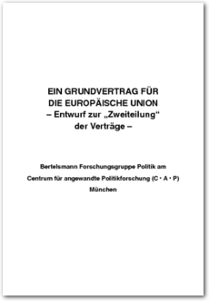 Cover Ein Grundvertrag für die Europäische Union                                                           