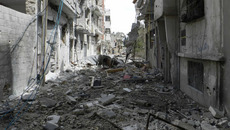 Wikimedia_Destruction_in_Homs_4.jpg(© By Bo yaser (Own work) / Wikimedia Commons - CC-BY-SA 3.0,  https://creativecommons.org/licenses/by-sa/3.0/deed.en)