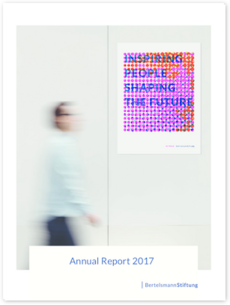 Cover Bertelsmann Stiftung - Annual Report 2017