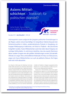 Cover Asiens Mittelschichten - Triebkraft für politischen Wandel?