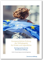 Cover Europarechtliche Prüfung des Teilhabegelds für Kinder und Jugendliche