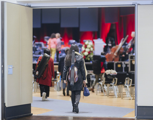 Young Person entering an Opera