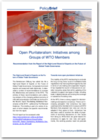 Cover Open Plurilateralism: Initiatives among Groups of WTO Members