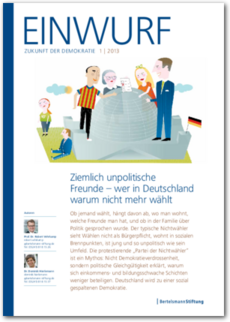 Cover EINWURF 1/2013 - Ziemlich unpolitische Freunde - wer in Deutschland warum nicht mehr wählt
