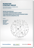 Cover Mehr Kohärenz! Externe Dimensionen einer umfassenden deutschen Migrations- und Flüchtlingspolitik