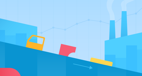 Grafik Automobil-Produktion