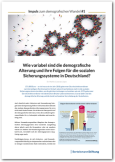 Cover Impuls zum demografischen Wandel #1: Wie variabel sind die demografische Alterung und ihre Folgen für die soziale Sicherung?