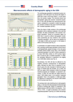 Cover Country Sheet: Macroeconomic effects of demographic aging in the USA