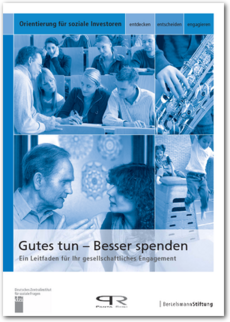 Cover Gutes tun - Besser spenden