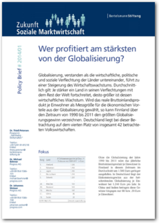 Cover Policy Brief #2014/01: <br/>Wer profitiert am stärksten von der Globalisierung?