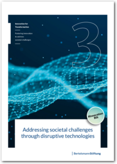 Cover Addressing societal challenges through disruptive technologies