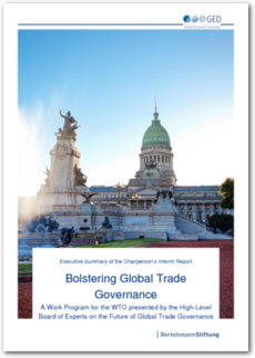 Cover Executive Summary: Bolstering Global Trade Governance