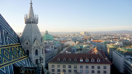 Panoramic view of Vienna