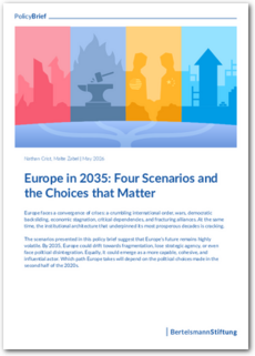 Cover Europe in 2035: Four Scenarios and the Choices that Matter