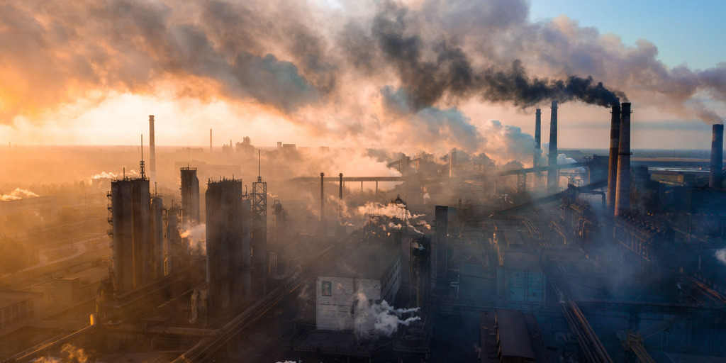 Emissionen von Industrieanlagen