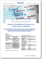 Cover Fakten zur Europäischen Dimension von Flucht und Asyl: Libanon