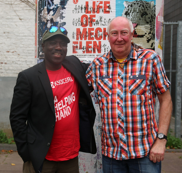 Lamine Sambou and Erwin Wauters