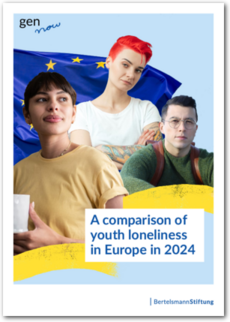 Cover A comparison of  youth loneliness  in Europe in 2024