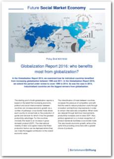 Cover Policy Brief #2016/02: <br/> Globalization Report 2016: who benefits most from globalization?