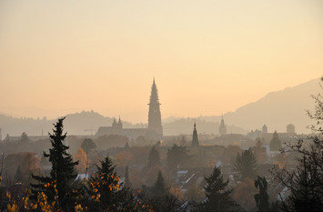 Landschaft der Stadt Freiburg