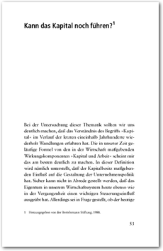 Cover Kann das Kapital noch führen                                                                          