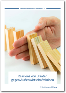 Cover Inklusives Wachstum für Deutschland 22: Resilienz von Staaten gegen Außenwirtschaftskrisen